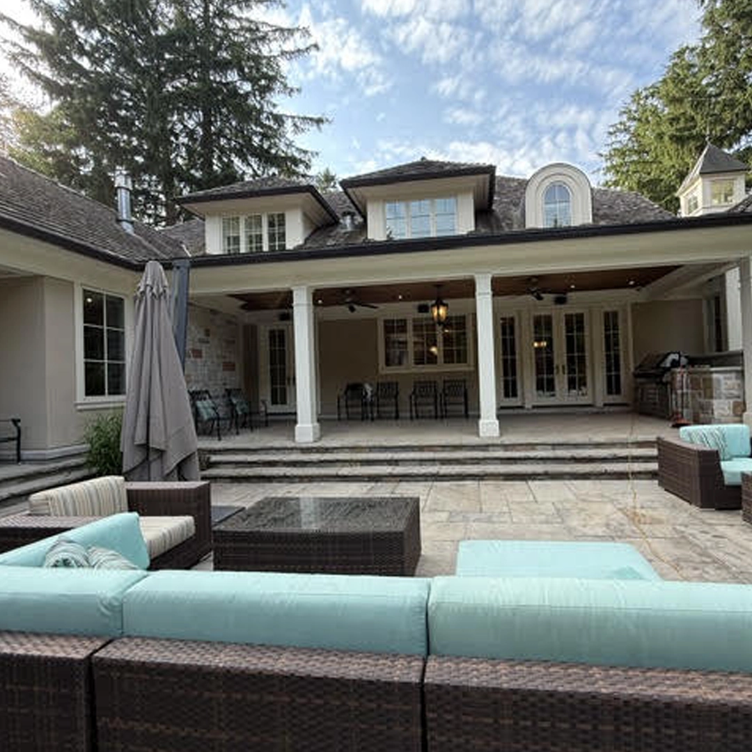 Exterior backyard cleaning