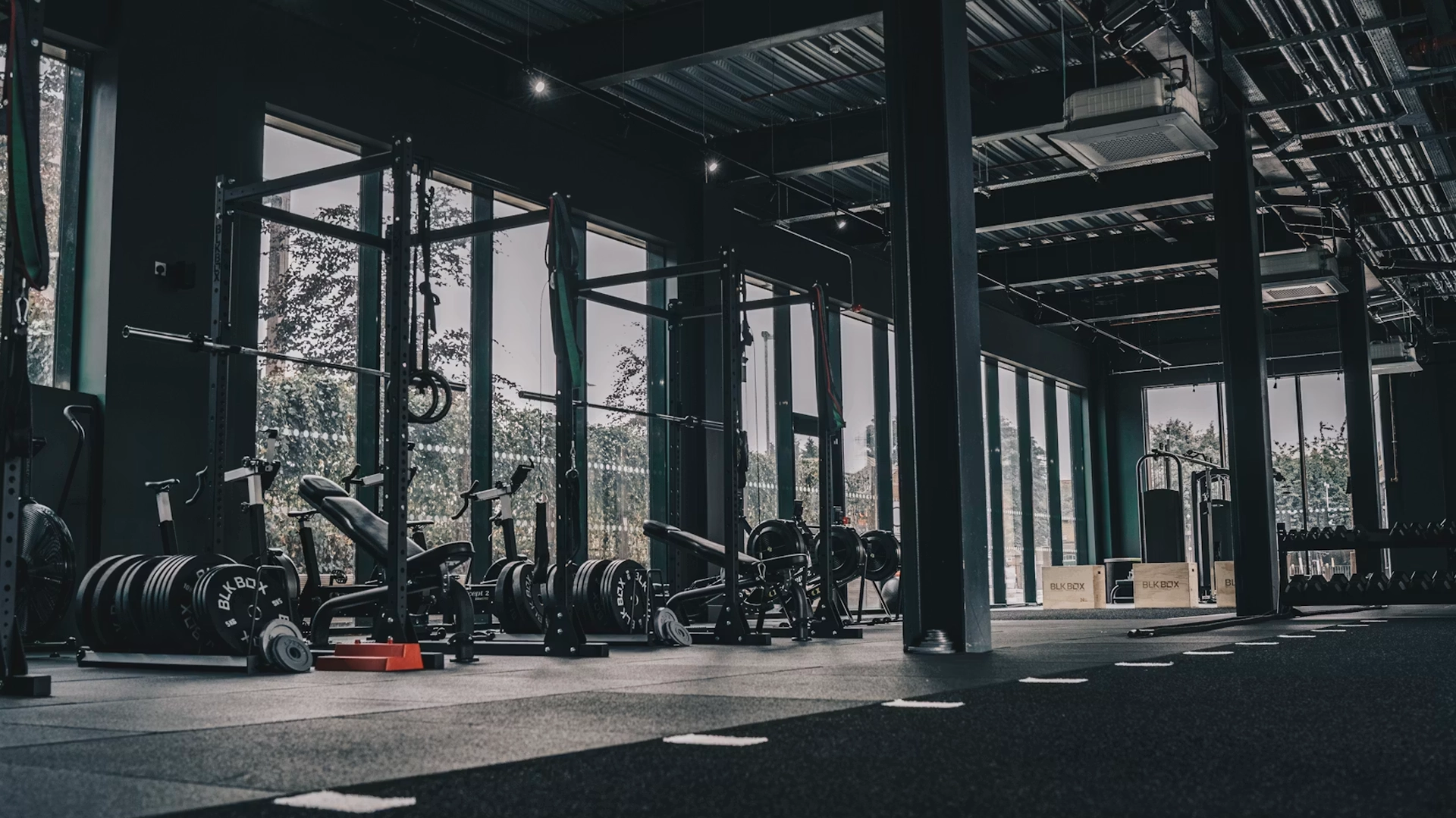 Fitness studio cleaning